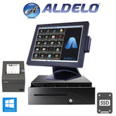 NEW ALDELO POS BAR/DINE IN RESTAURANT POS SYSTEM I3/4GB RAM w/Kitchen Printer