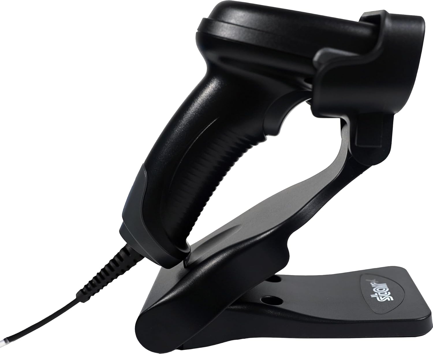 Star Micronics BSH-20U Handheld Wired USB 1D/2D Barcode Scanner with Included Stand - mC-Print and mPOP Compatible, Black