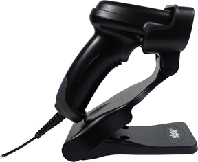 Star Micronics BSH-20U Handheld Wired USB 1D/2D Barcode Scanner with Included Stand - mC-Print and mPOP Compatible, Black